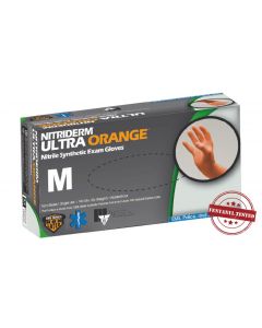 NitriDerm® Ultra Orange™ Nitrile Exam Gloves – Series 199